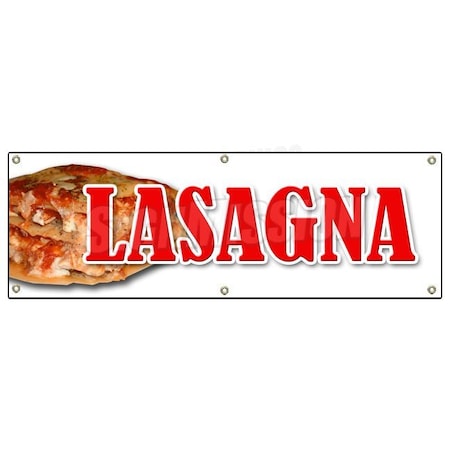 Signmission LASAGNA BANNER SIGN italian food casserole restaurant spaghetti pasta pizza B-72 Lasagna